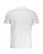 Napapijri Men's White Cotton Polo Shirt - M