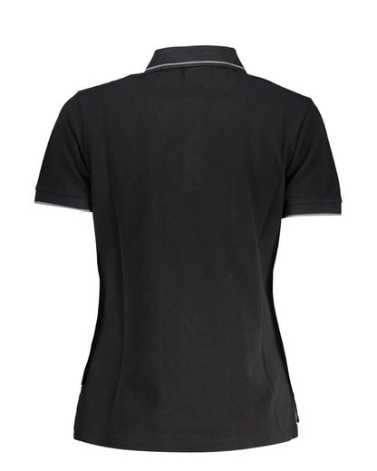 Napapijri Men's Black Cotton Polo Shirt - S