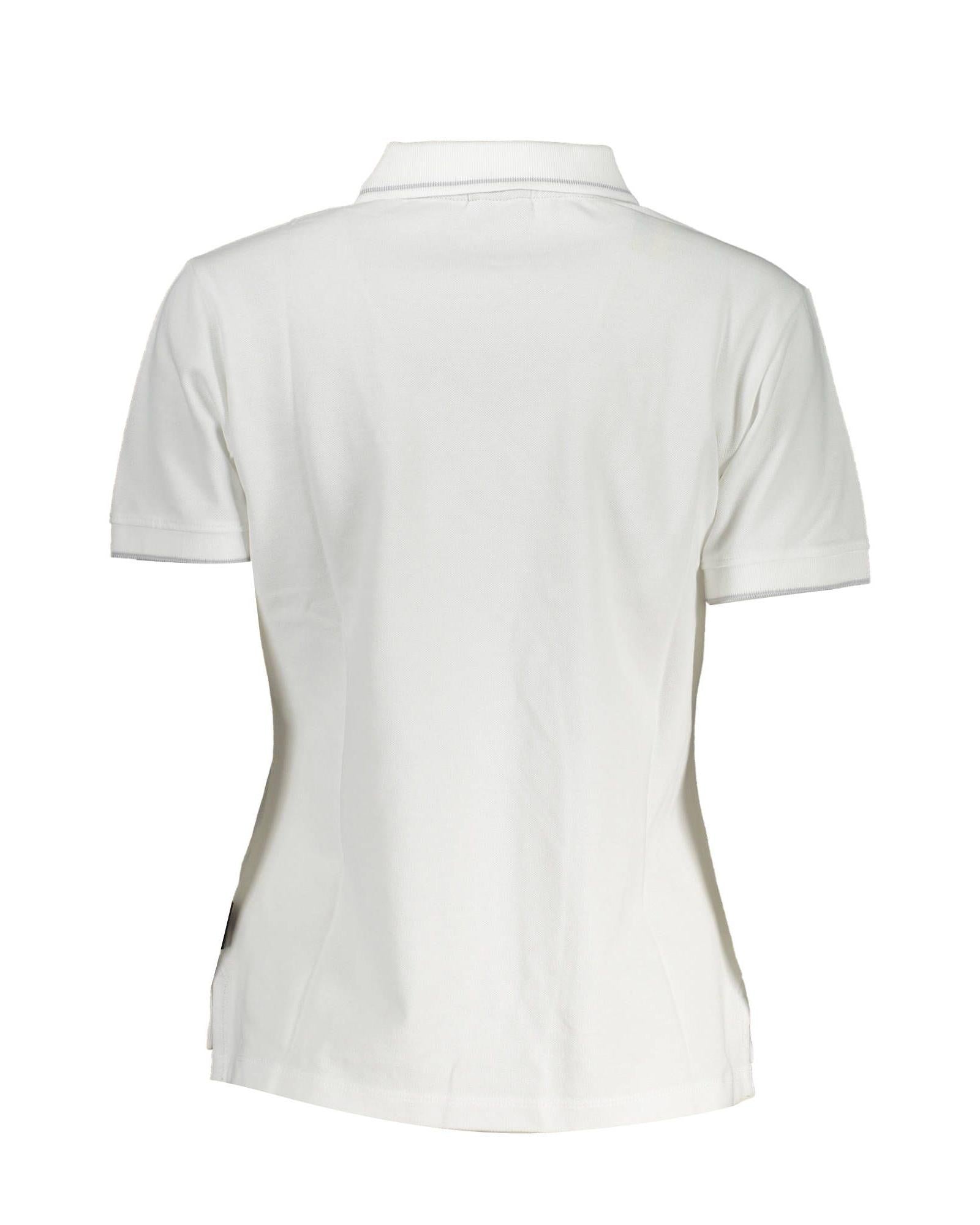 Napapijri Men's White Cotton Polo Shirt - L Secondary image
