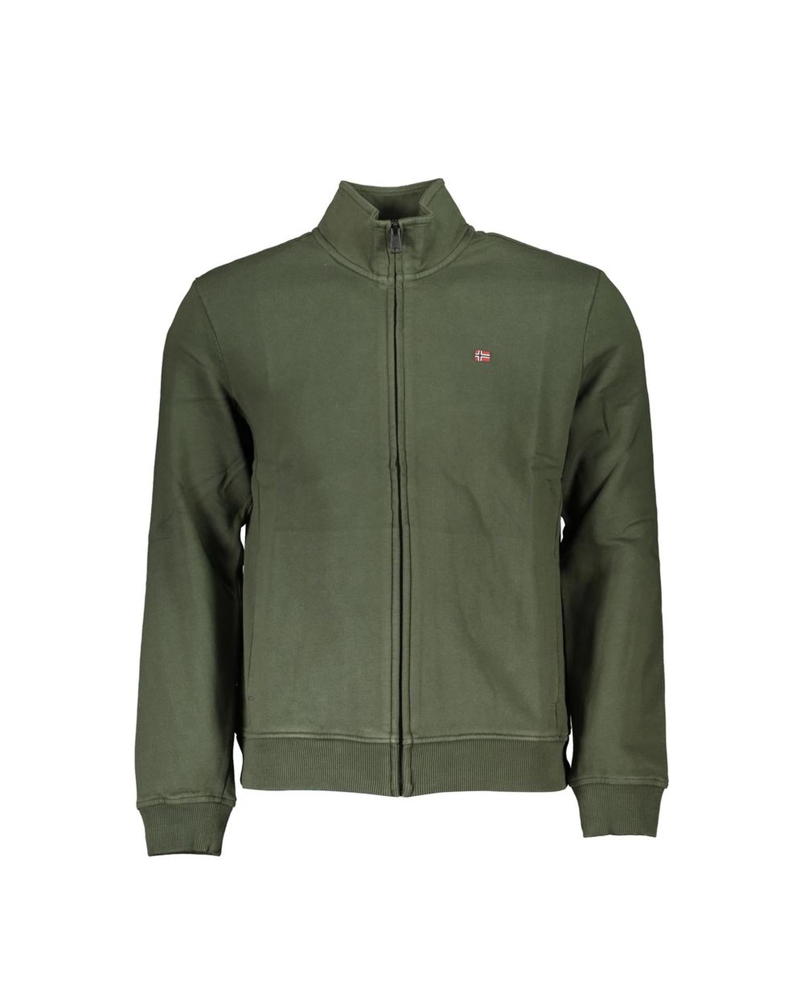 Napapijri Men's Green Cotton Sweater - M Main image