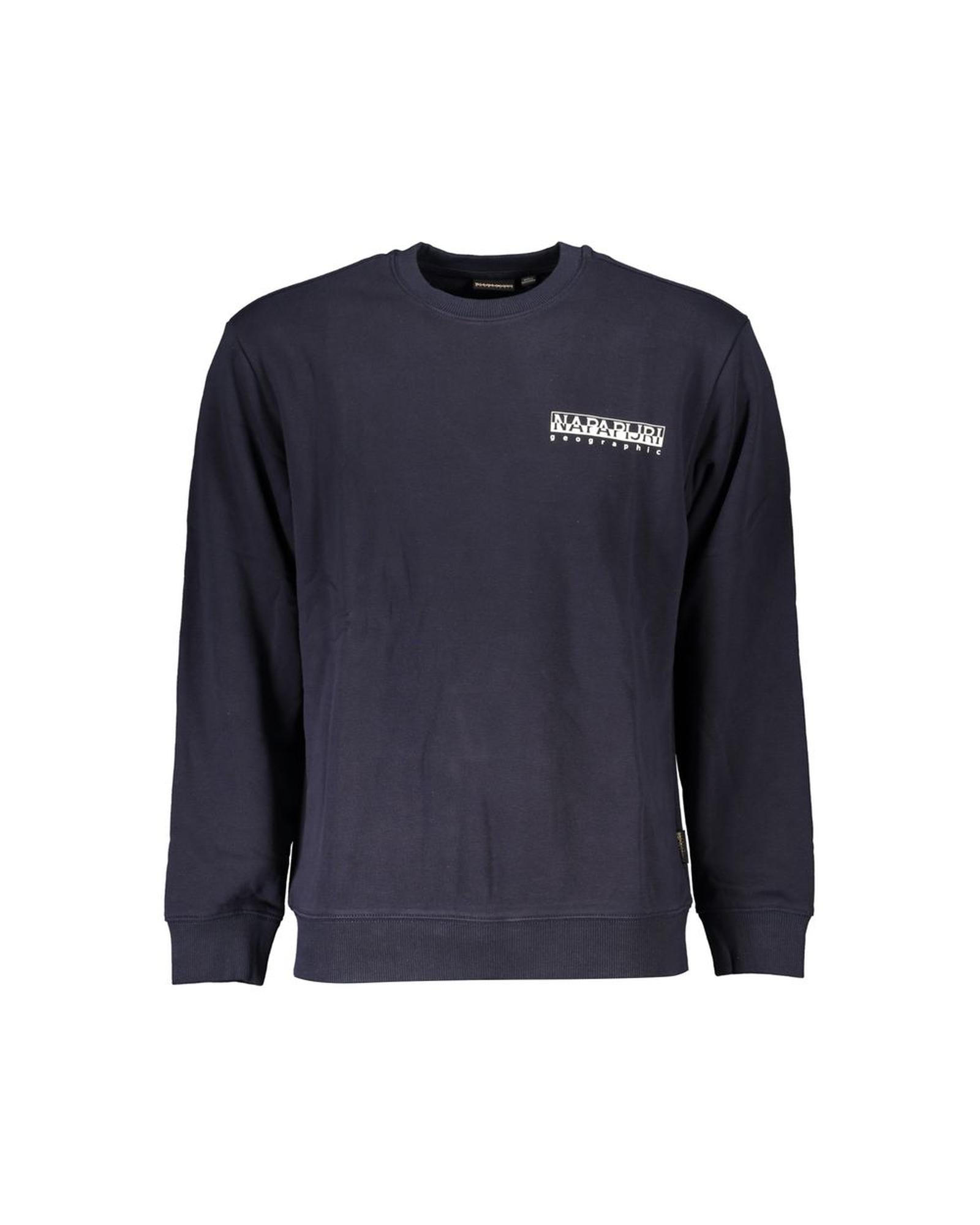 Napapijri Men's Blue Cotton Sweater - XL Main image