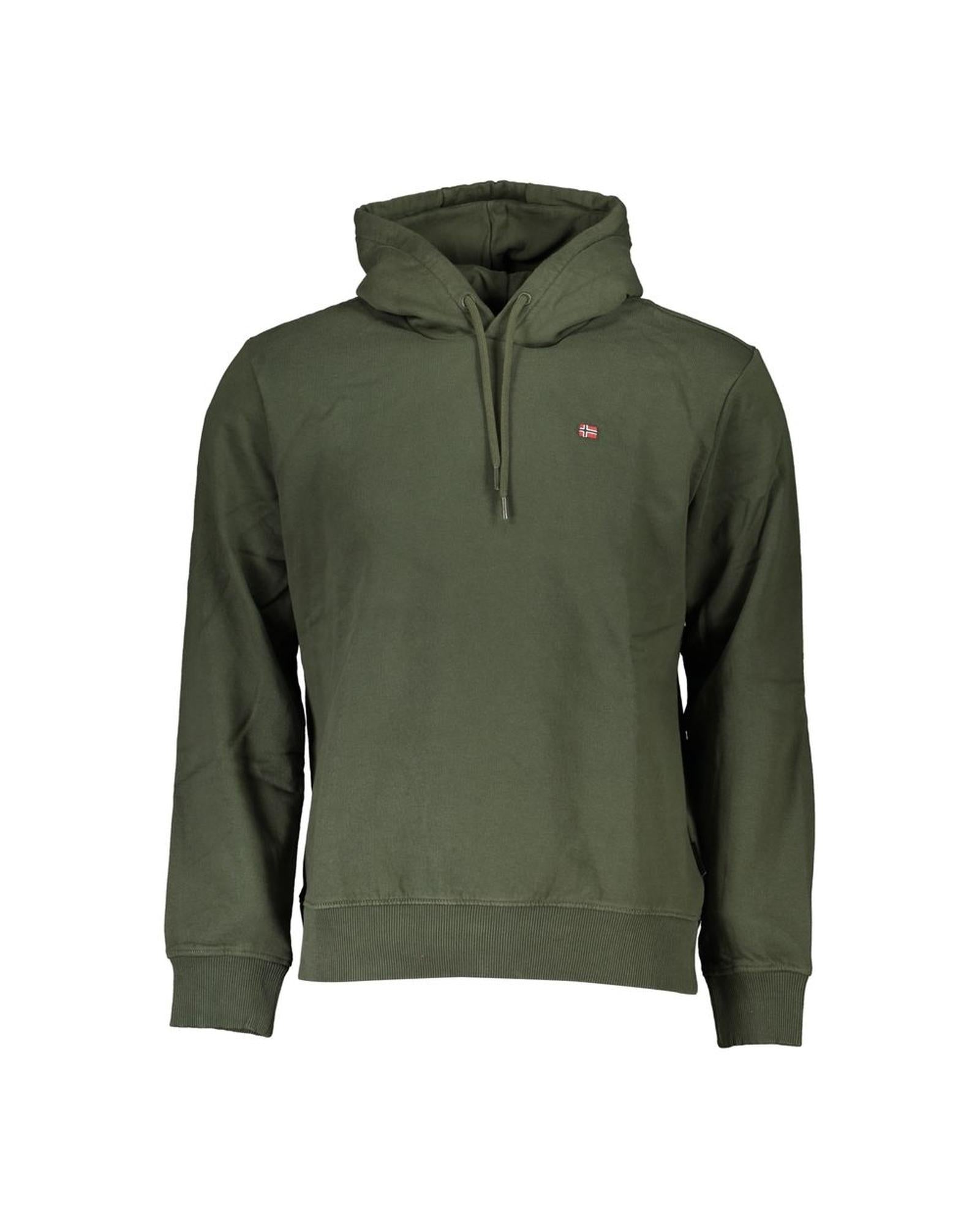 Napapijri Men's Green Cotton Sweater - 2XL Main image