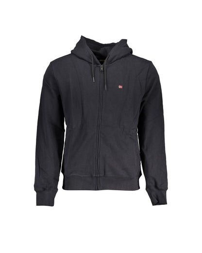 Napapijri Men's Black Cotton Sweater - S