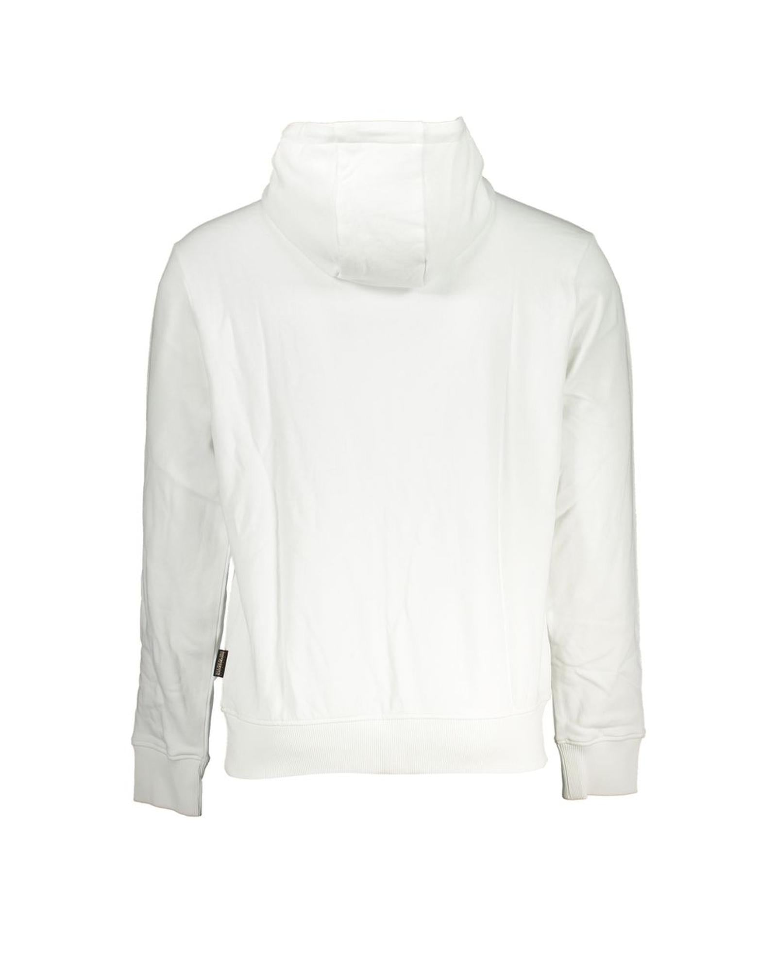 Napapijri Men's White Cotton Sweater - S Secondary image