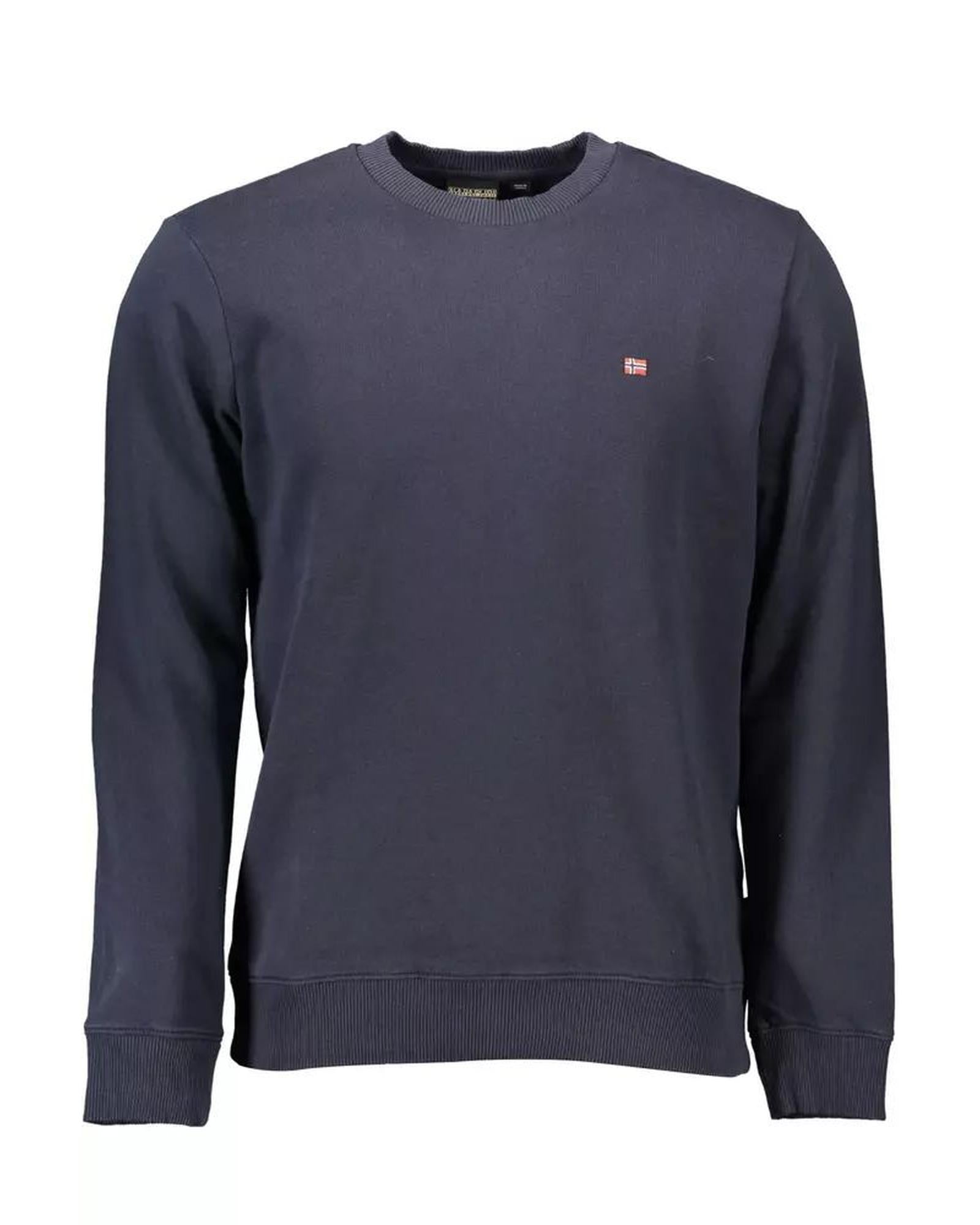 Napapijri Men's Blue Cotton Sweater - M Main image