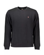 Napapijri Men's Black Cotton Sweater - 2XL