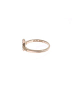 NIALAYA 925 Silver CZ Cross Ring 52 EU Women