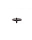 NIALAYA Sterling Silver Black CZ Ring 52 EU Women