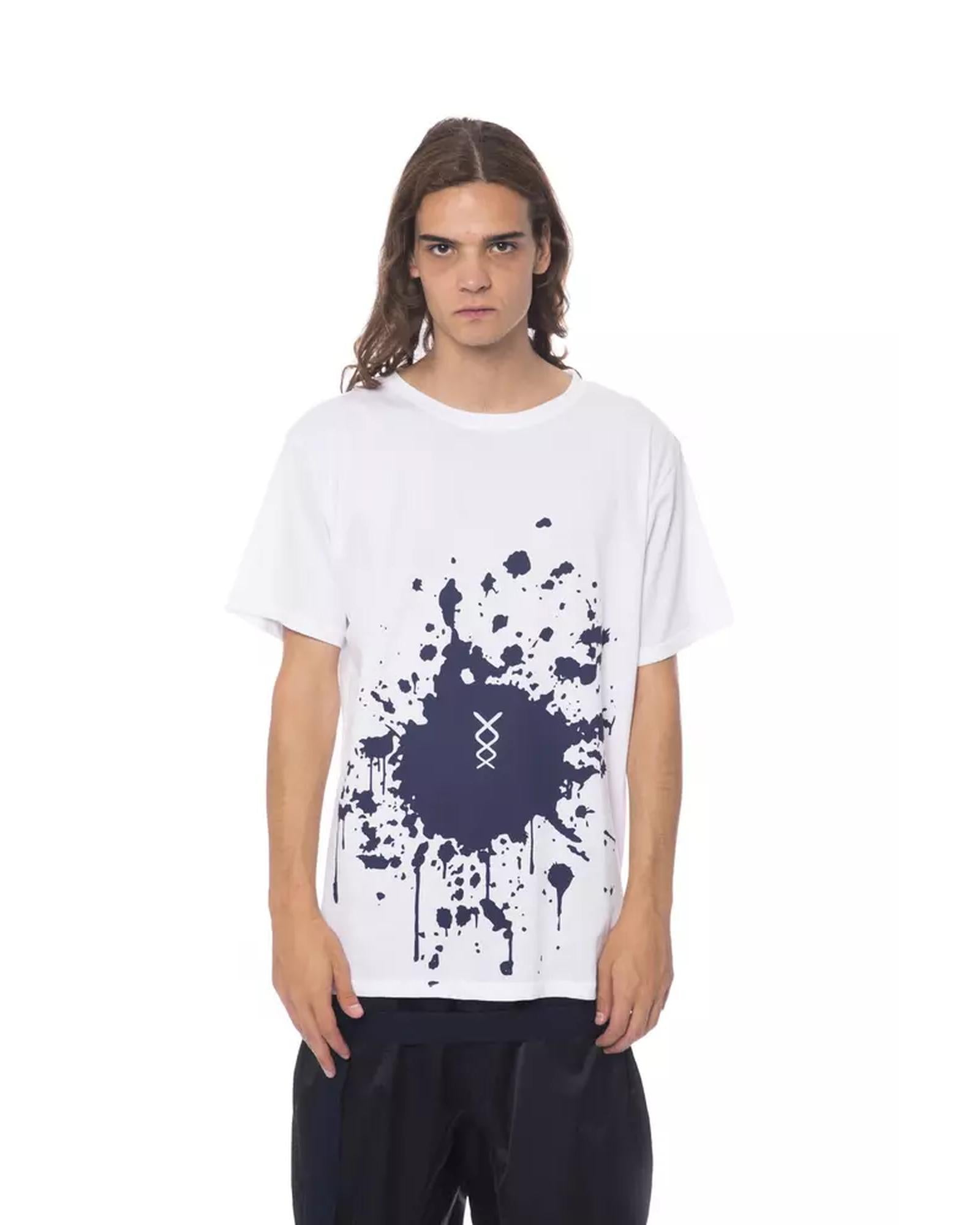 Printed Round Neck T-Shirt with Short Sleeves M Men Main image
