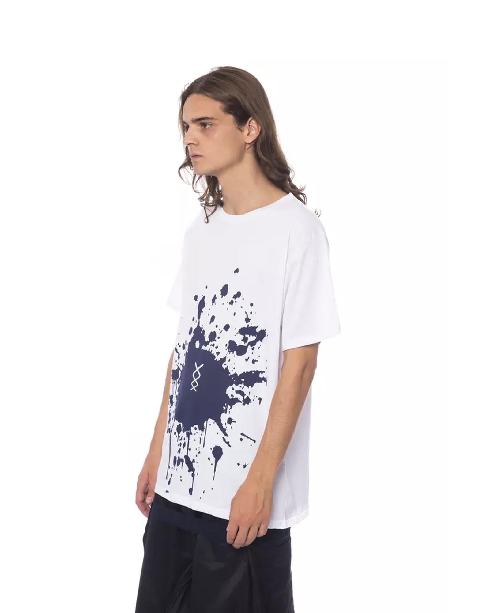 Printed Round Neck T-Shirt with Short Sleeves M Men Secondary image