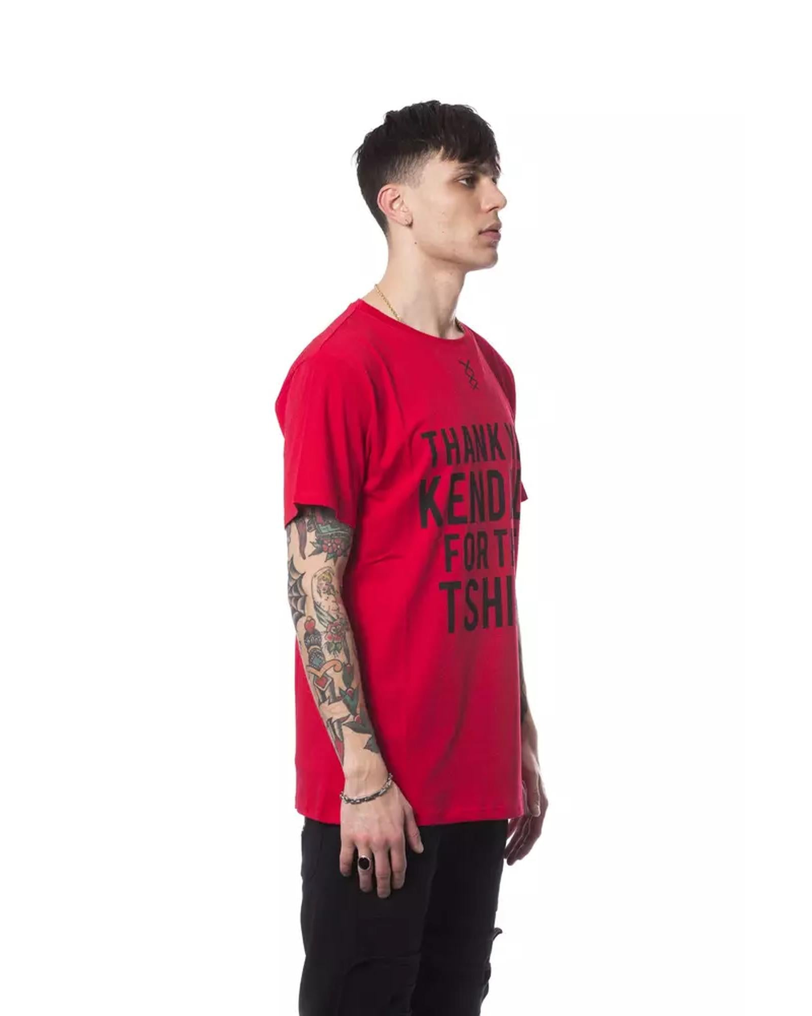 Printed Round Neck Short Sleeve T-shirt M Men Secondary image