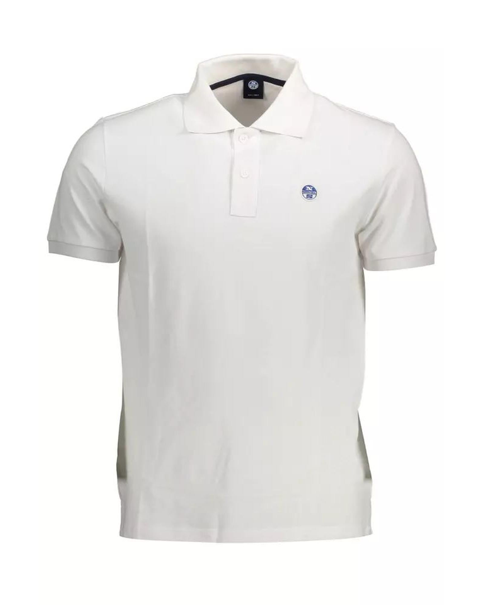 North Sails Men's White Cotton Polo Shirt - 2XL Main image