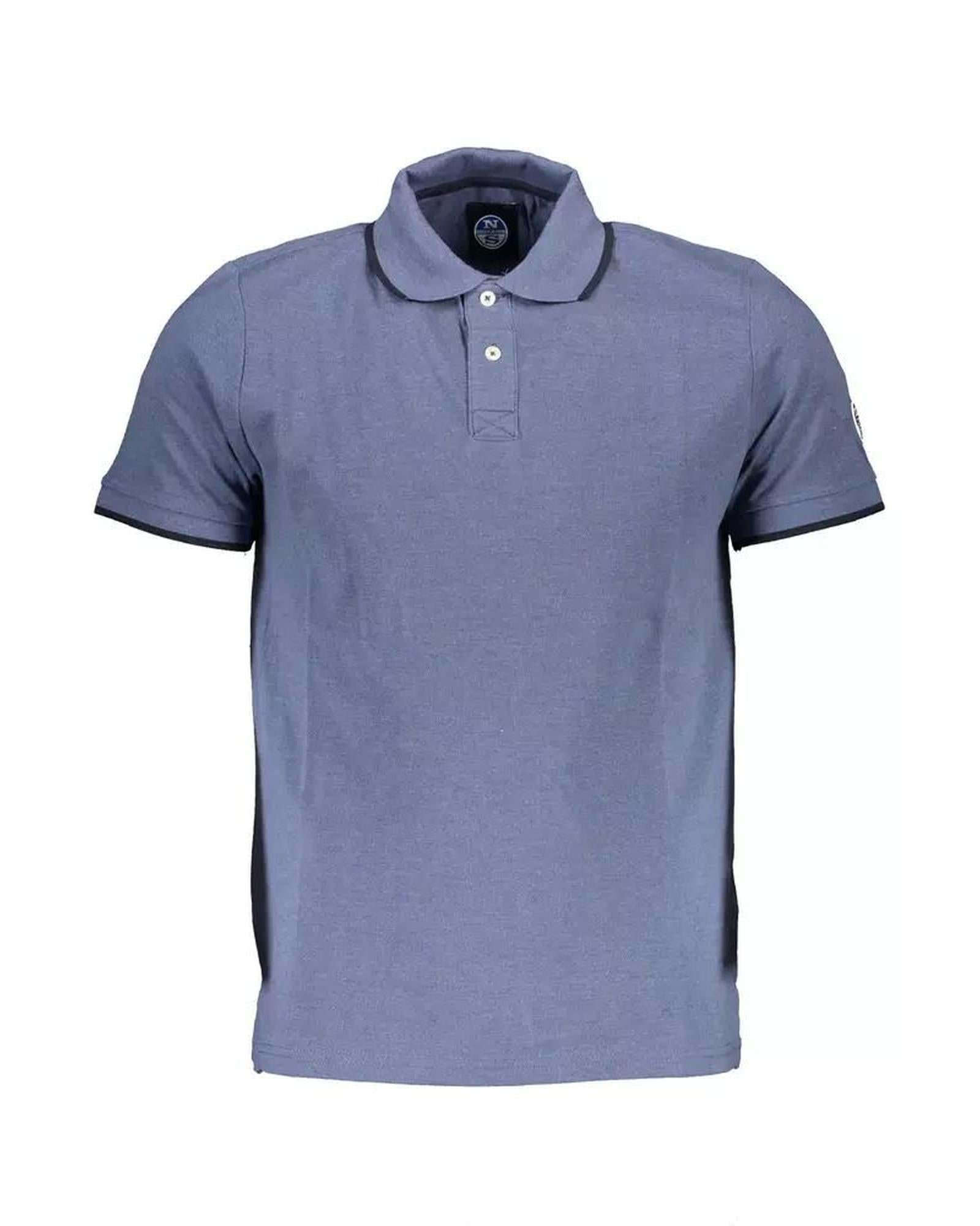 North Sails Men's Blue Cotton Polo Shirt - 2XL Main image
