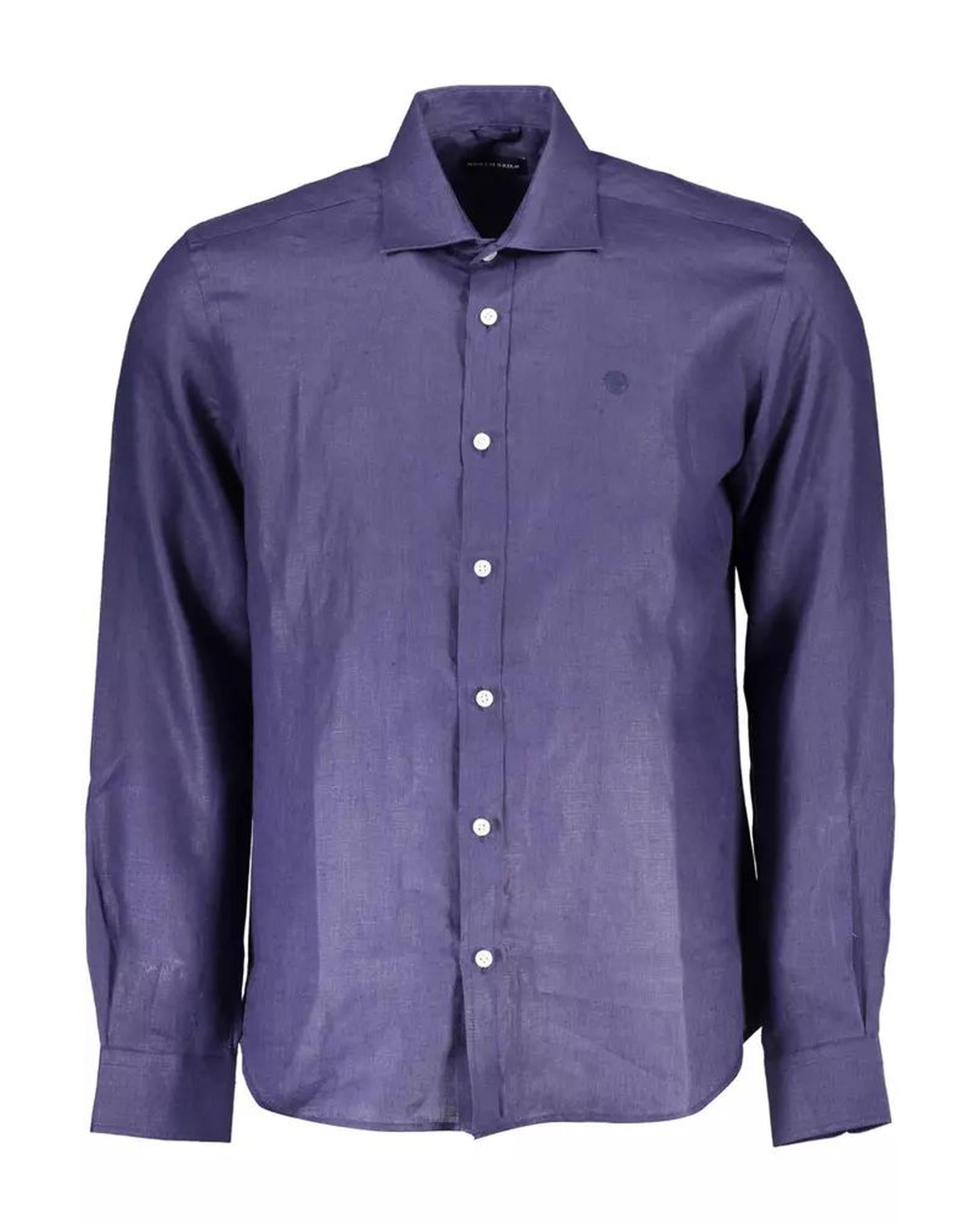 North Sails Men's Blue Linen Shirt - L Main image