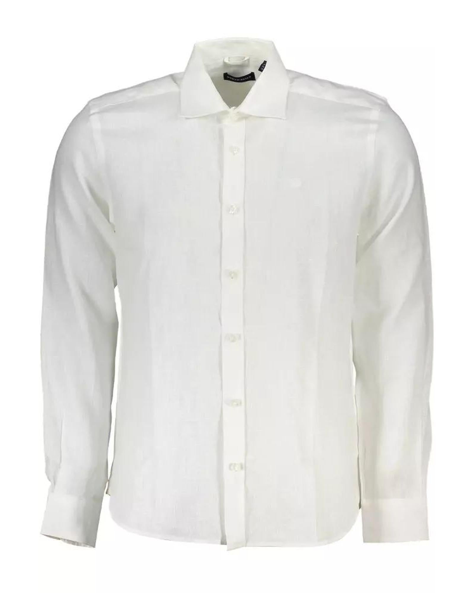 North Sails Men's White Linen Shirt - M Main image