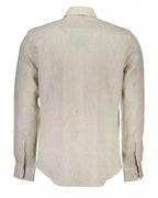 North Sails Men's Beige Linen Shirt - M