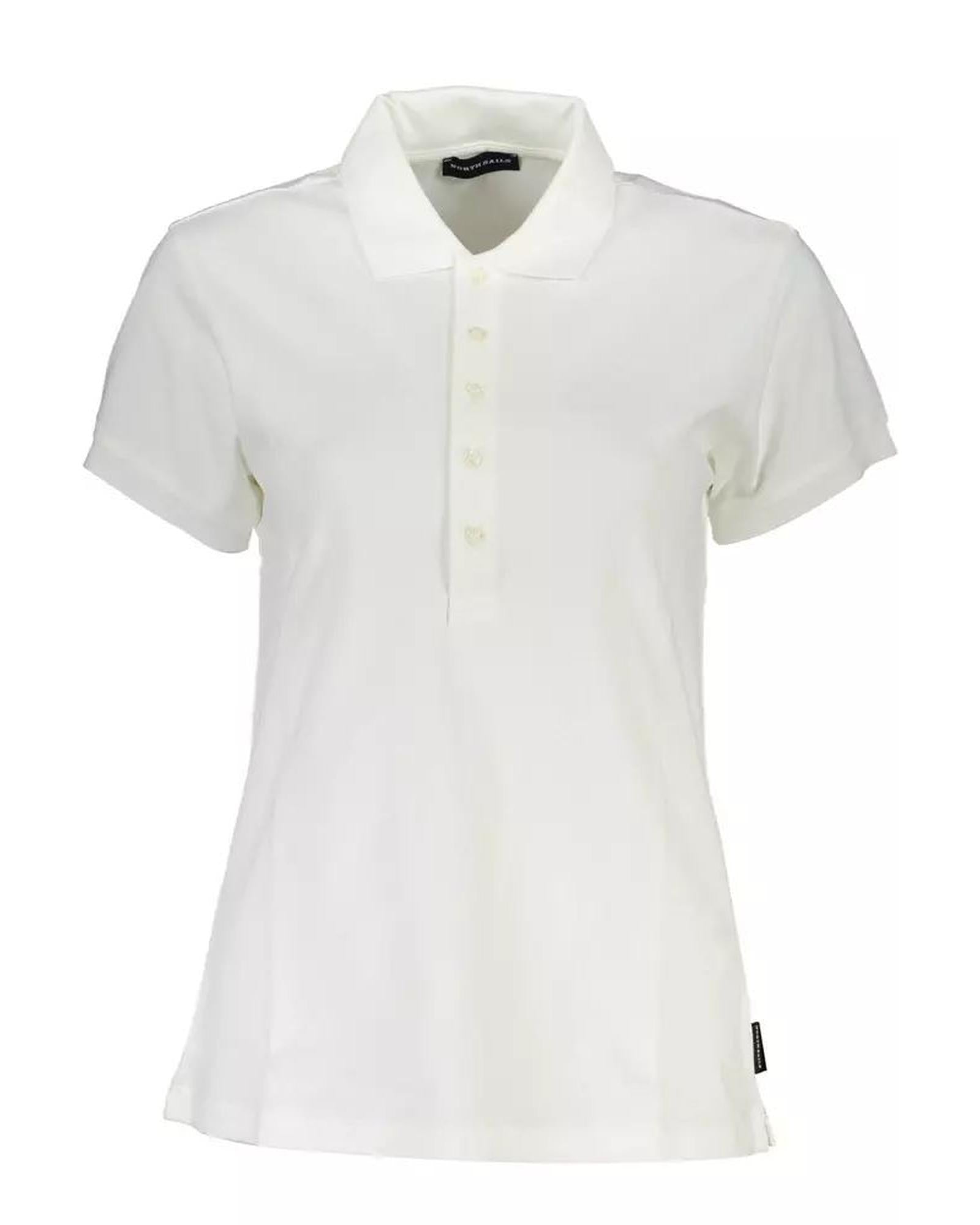 North Sails Men's White Cotton Polo Shirt - XS