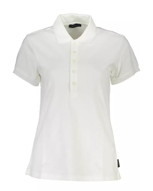 North Sails Men's White Cotton Polo Shirt - XS