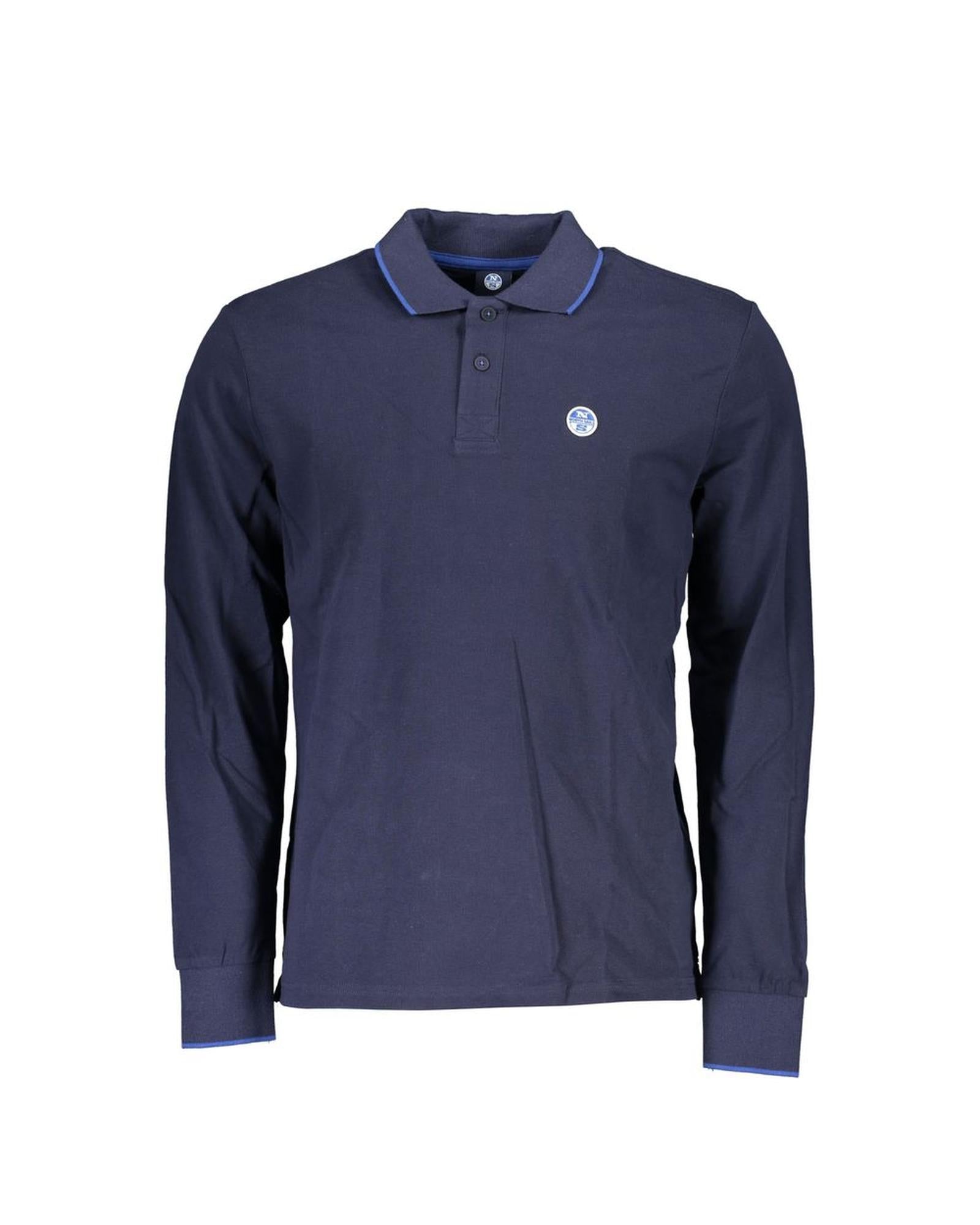 North Sails Men's Blue Cotton Polo Shirt - L Main image