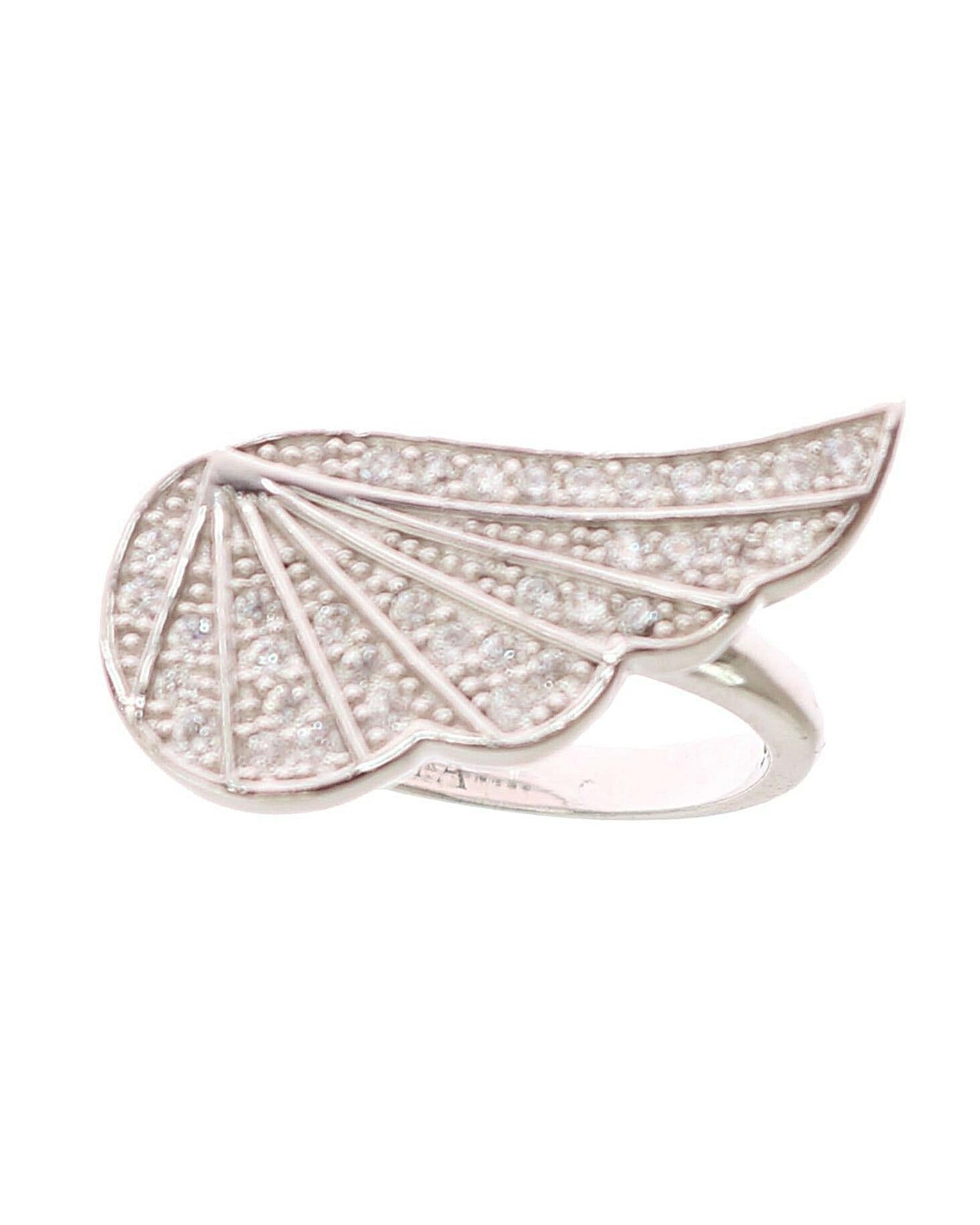 Sterling Silver CZ Crystal Ring 54 EU Women Main image