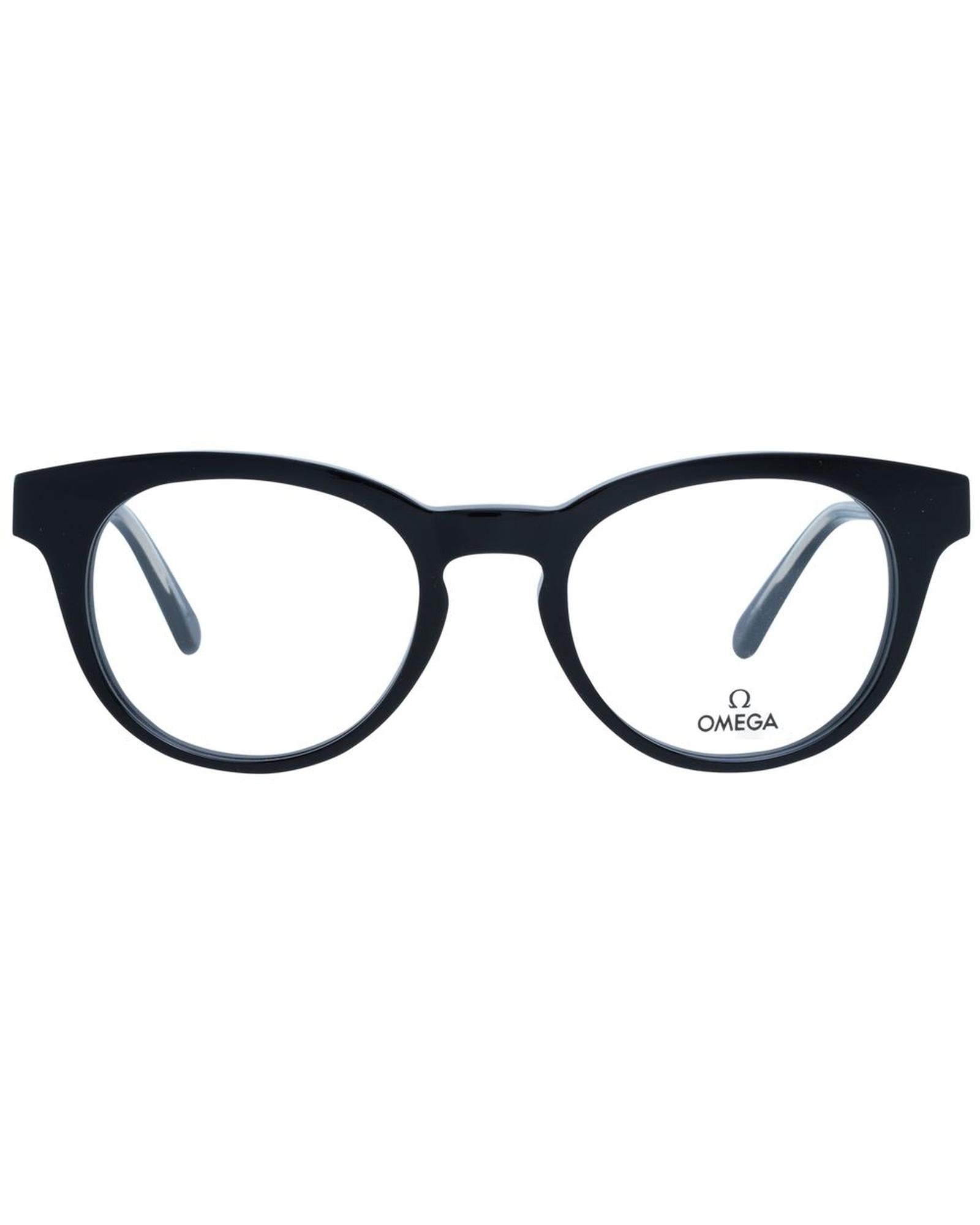 Omega Men's Black  Optical Frames - One Size Secondary image