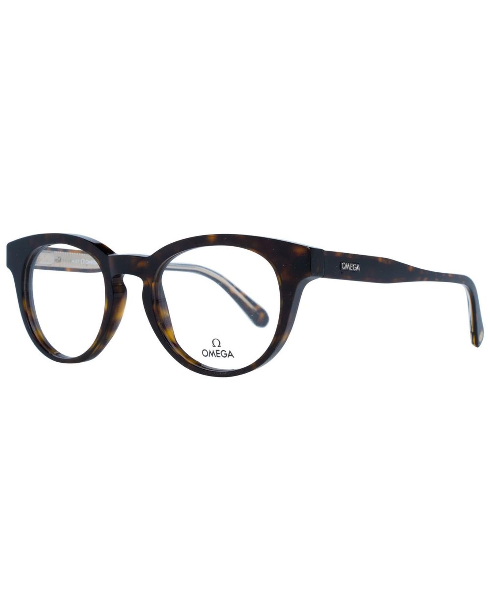 Omega Unisex's Brown Unisex Optical Frames - One Size Main image