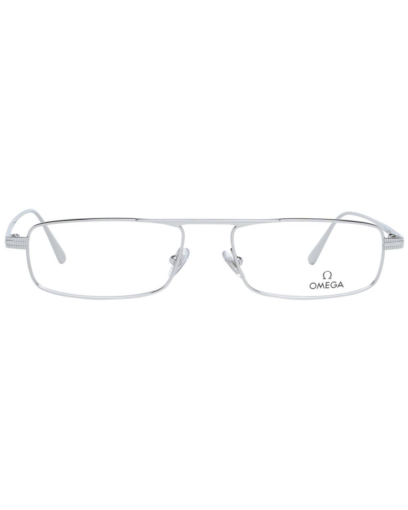 Omega Men's Silver  Optical Frames - One Size Secondary image