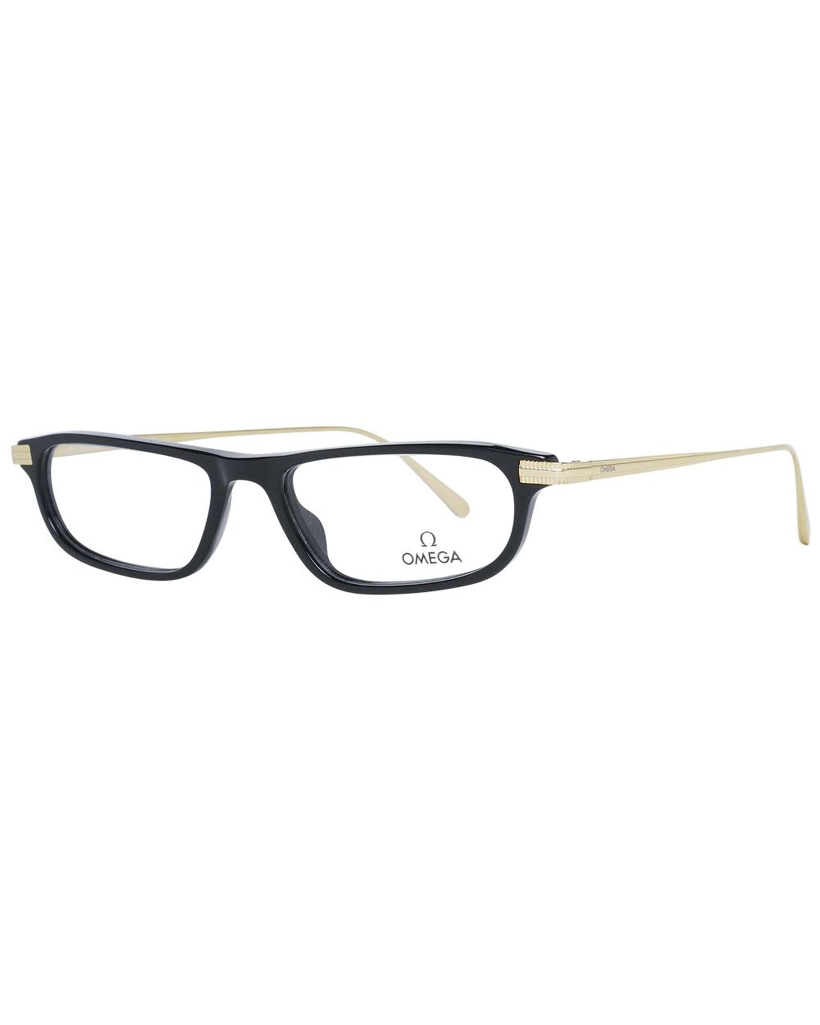 Omega Unisex's Black Unisex Optical Frames - One Size Main image