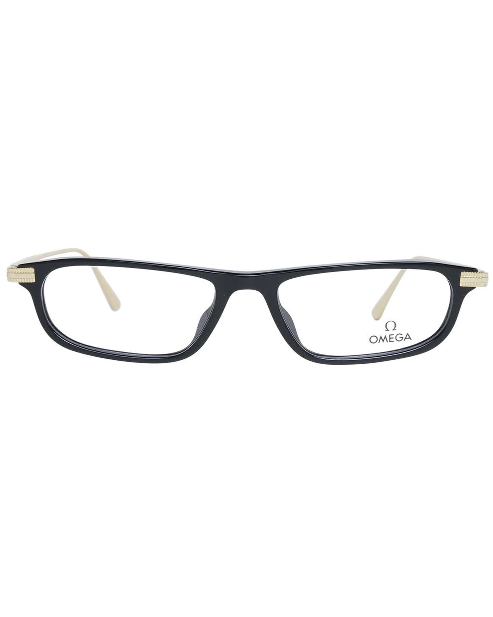 Omega Unisex's Black Unisex Optical Frames - One Size Secondary image