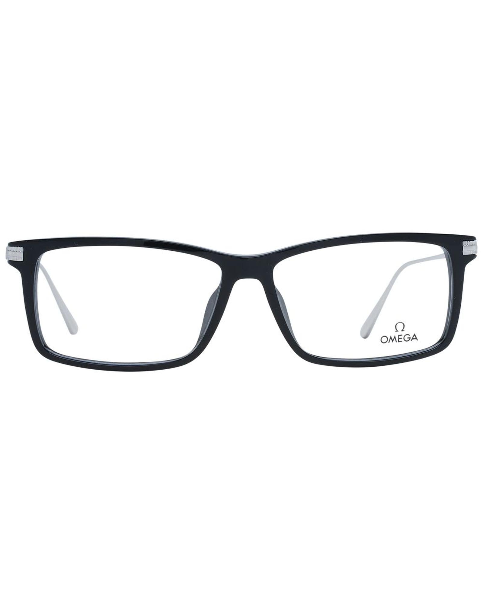 Omega Men's Black  Optical Frames - One Size Secondary image