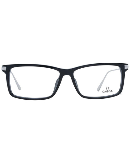 Omega Men's Black  Optical Frames - One Size