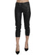 New GALLIANO Mid Waist Slim Leg Cropped Jeans W24 US Women