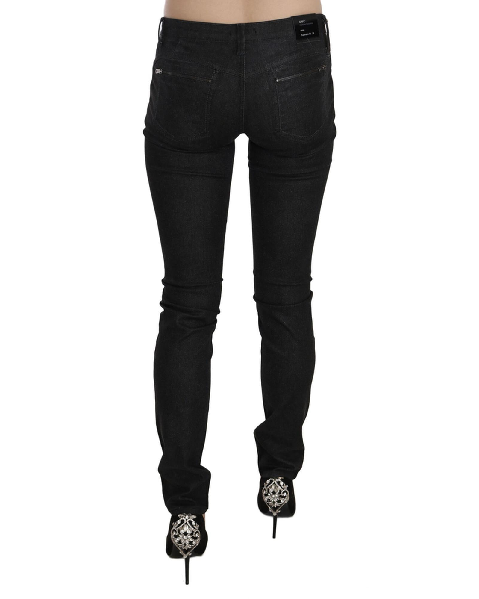 C’N’C COSTUME NATIONAL Low Waist Slim Fit Leg Skinny Jeans W26 US Women Secondary image