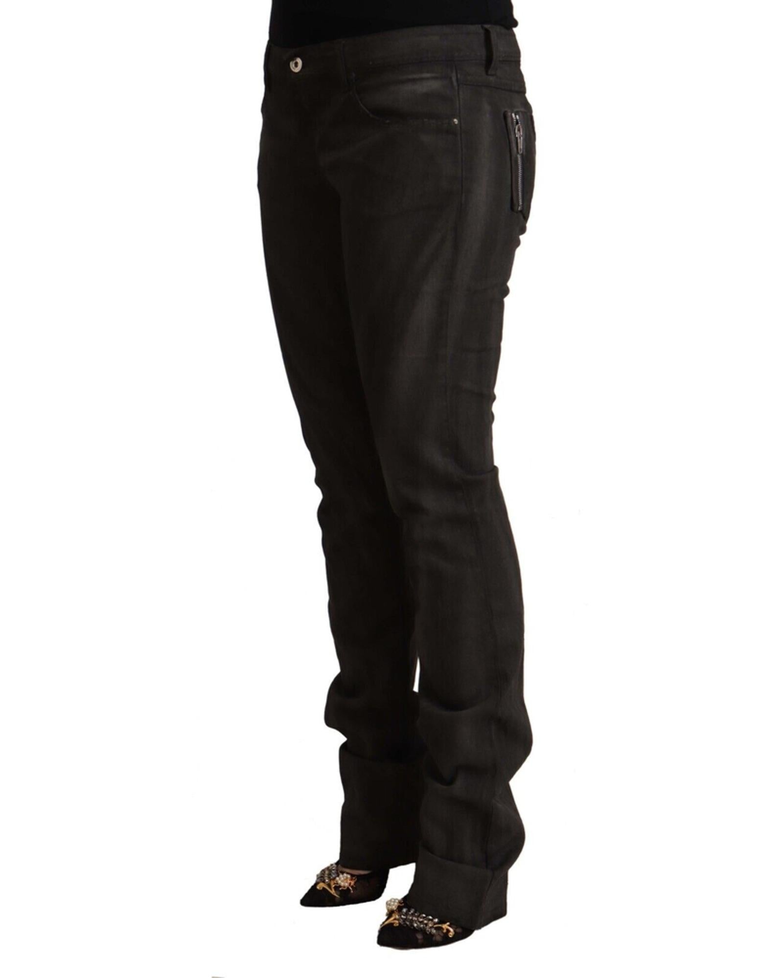 CNC Costume National Mid Waist Cotton Skinny Pants W27 US Women Secondary image