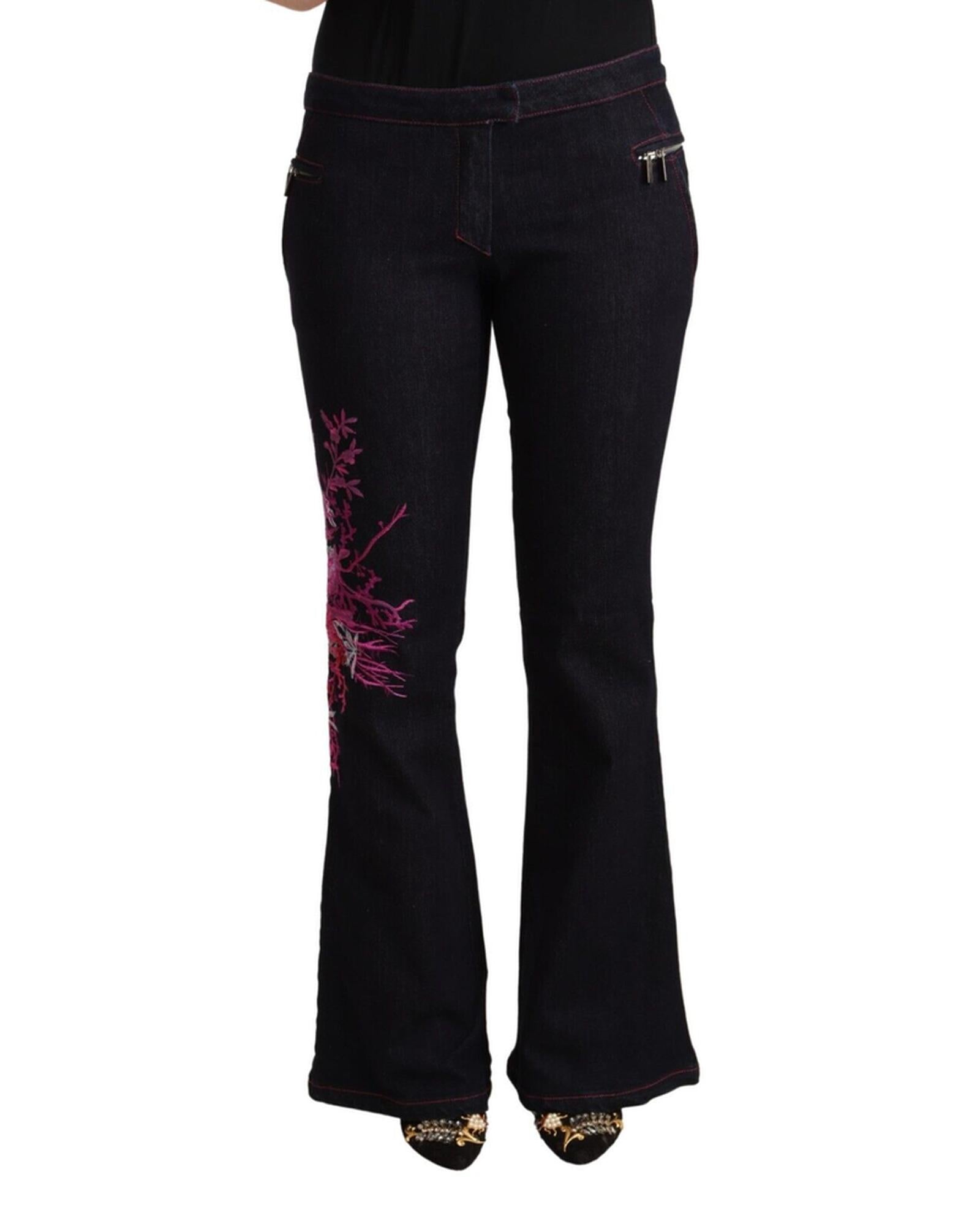 EXTE Mid Waist Cotton Flared Denim Jeans 46 IT Women Main image