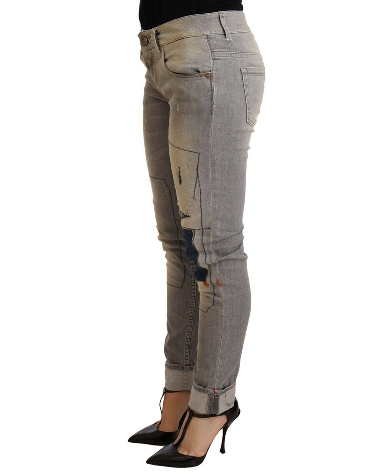 Folded Hem Denim Jeans W25 US Women Secondary image