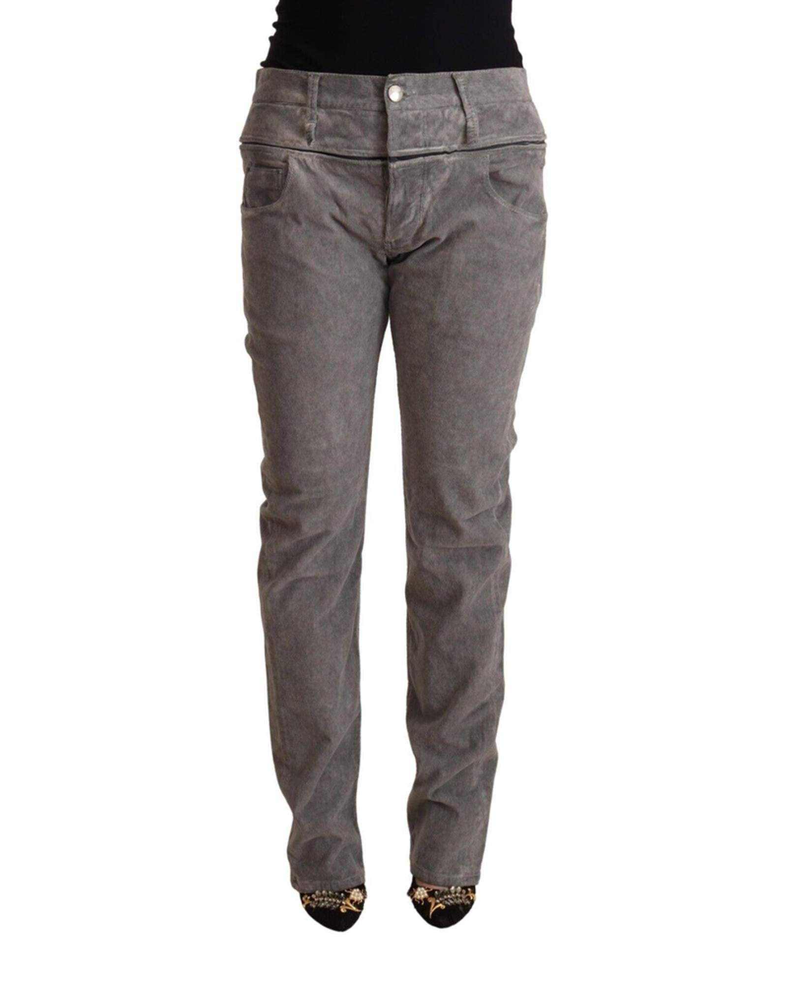 100% Authentic ACHT High Waist Straight Fit Jeans with Logo Details W34 US Women Main image