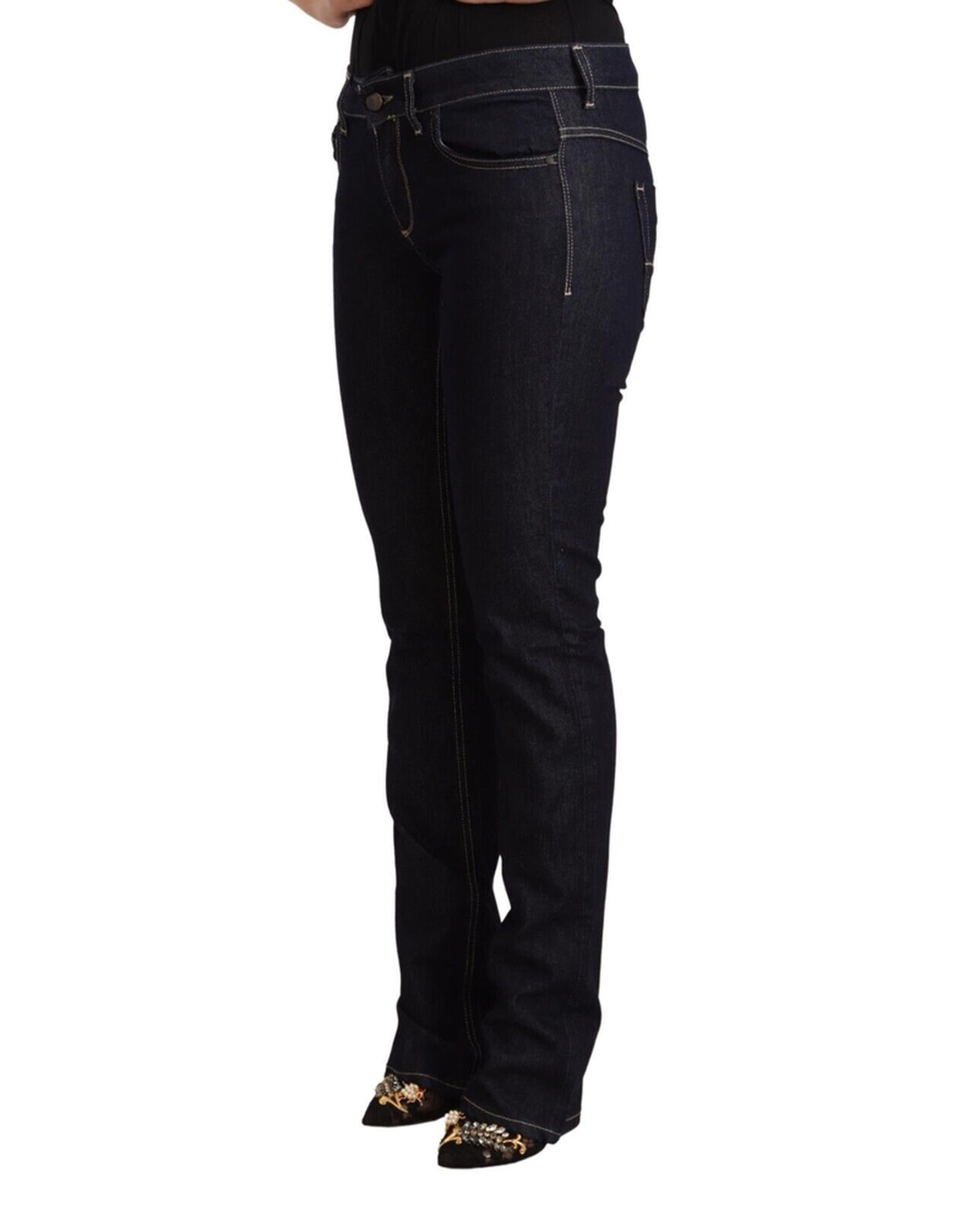Authentic GF Ferre Skinny Cut Jeans with Logo Details W26 US Women Secondary image