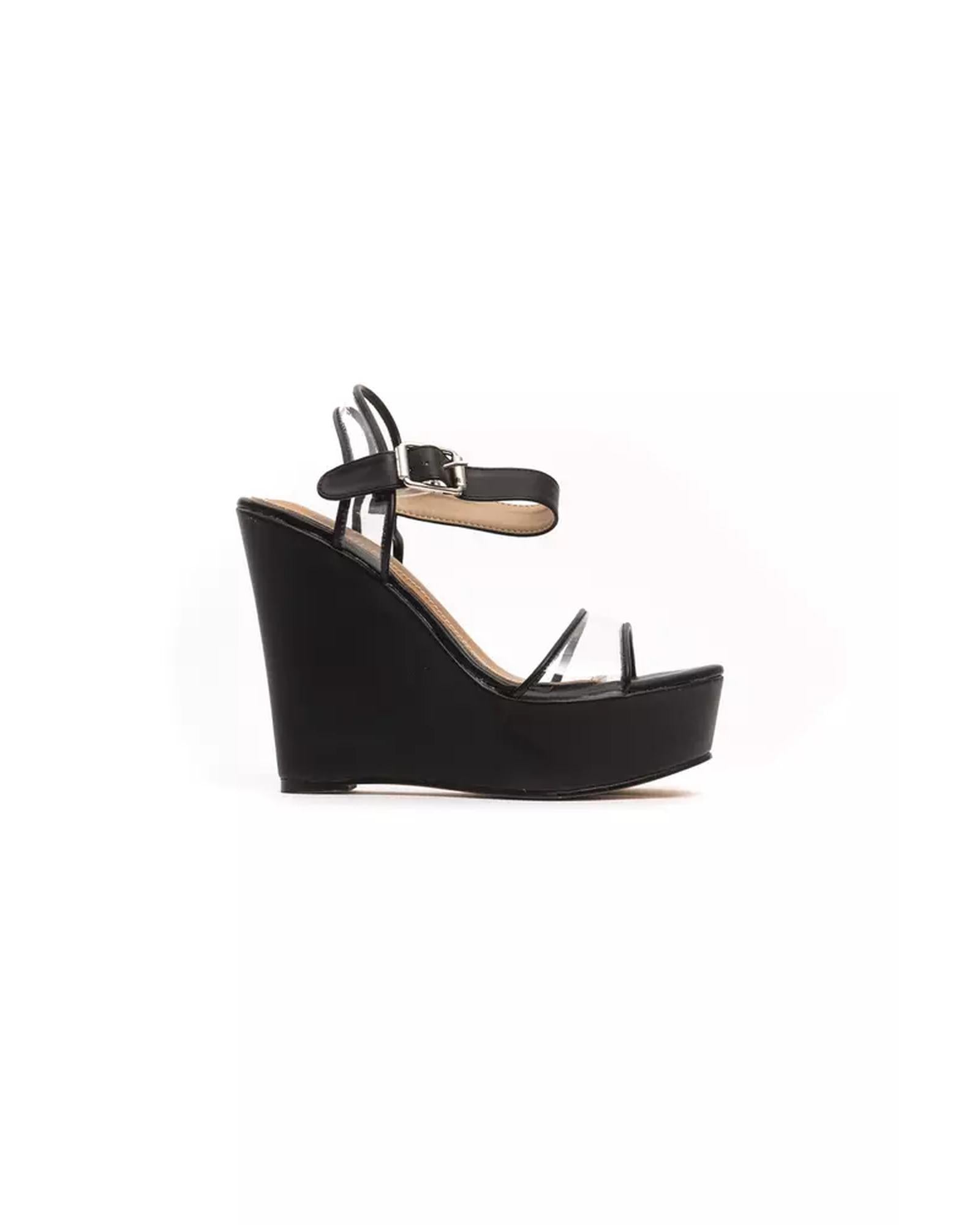 Wedge Sandal with Ankle Strap and Transparent Band 40 EU Women Main image