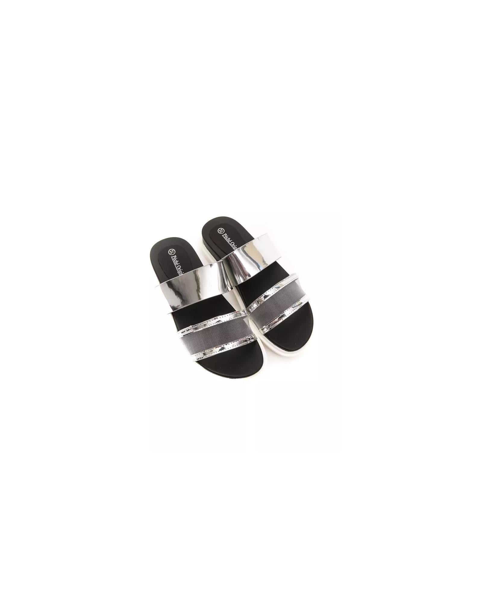 Rhinestone Two-Strap Low Sandal with 3.5 cm Heel 37 EU Women Secondary image