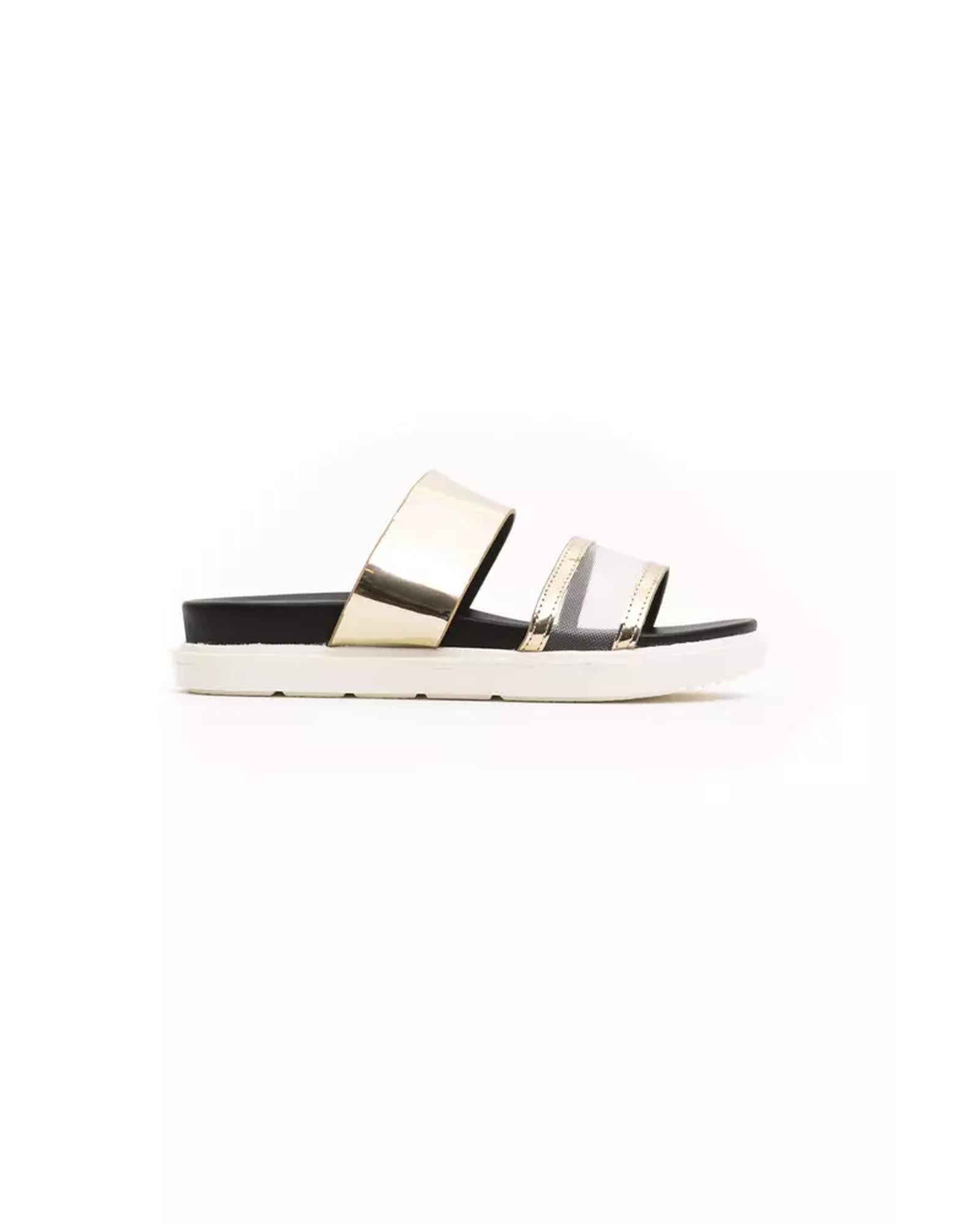 Rhinestone Low Sandal with Double Straps 3.5 cm Heel 38 EU Women Main image