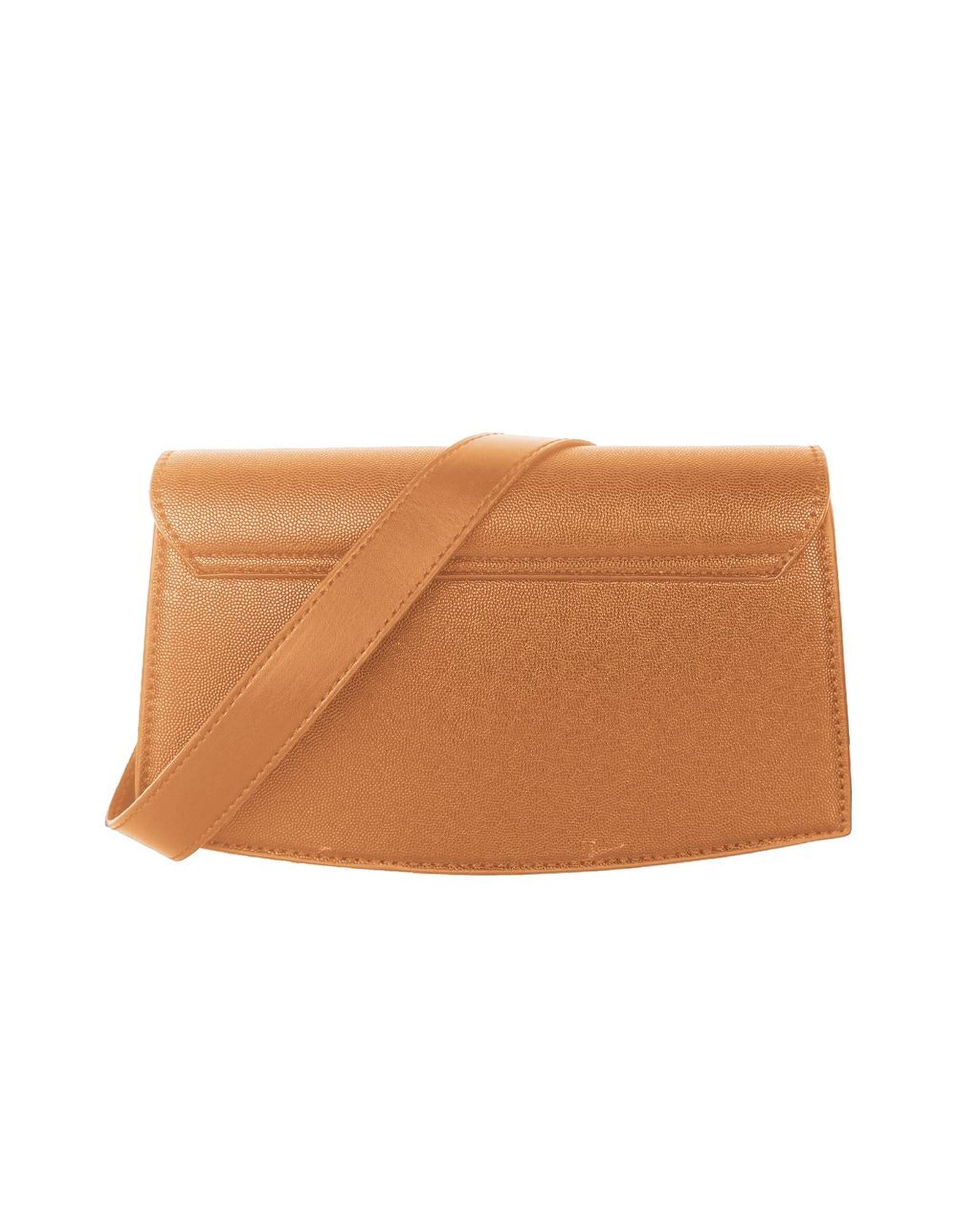 Faux Leather Shoulder Bag with Silver Rubber Logo One Size Women Secondary image