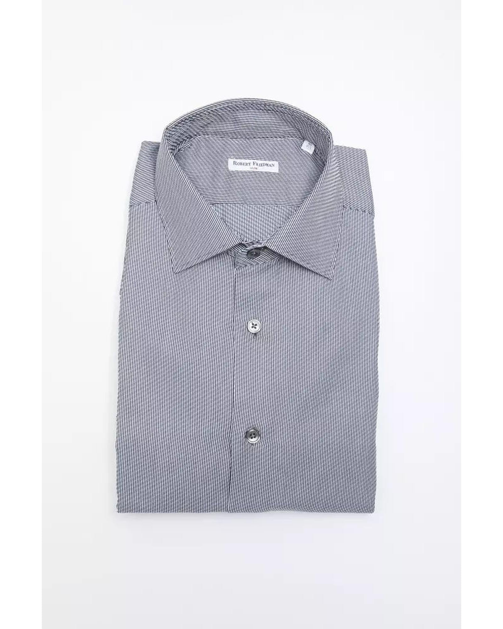 Robert Friedman Men's Blue Cotton Shirt - M Main image