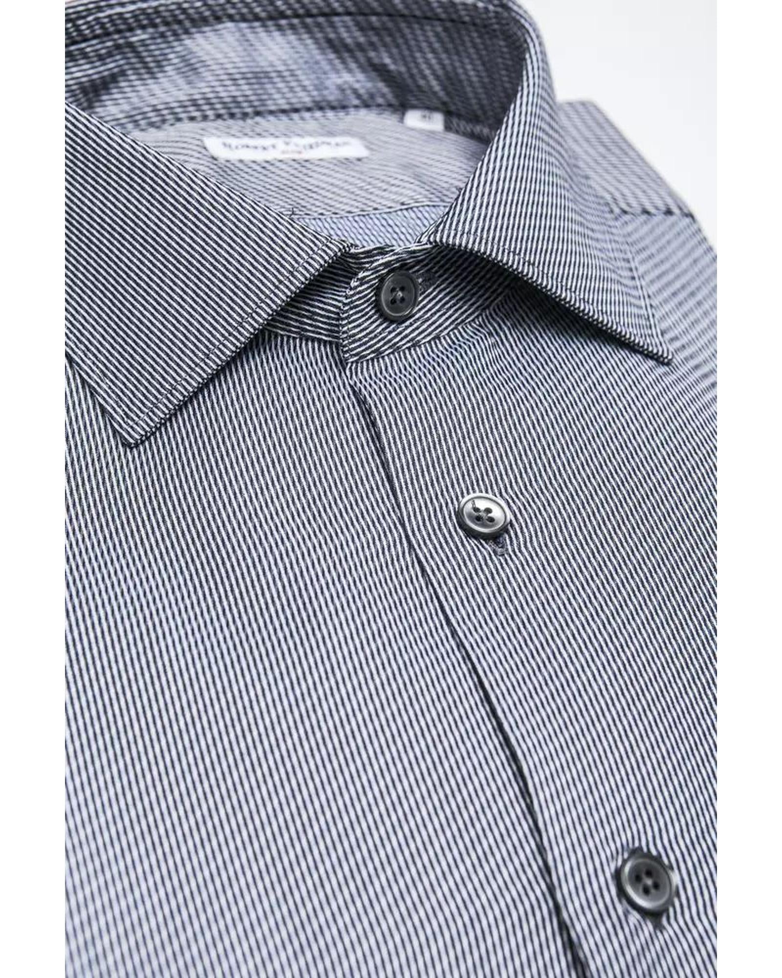 Robert Friedman Men's Blue Cotton Shirt - 2XL Secondary image