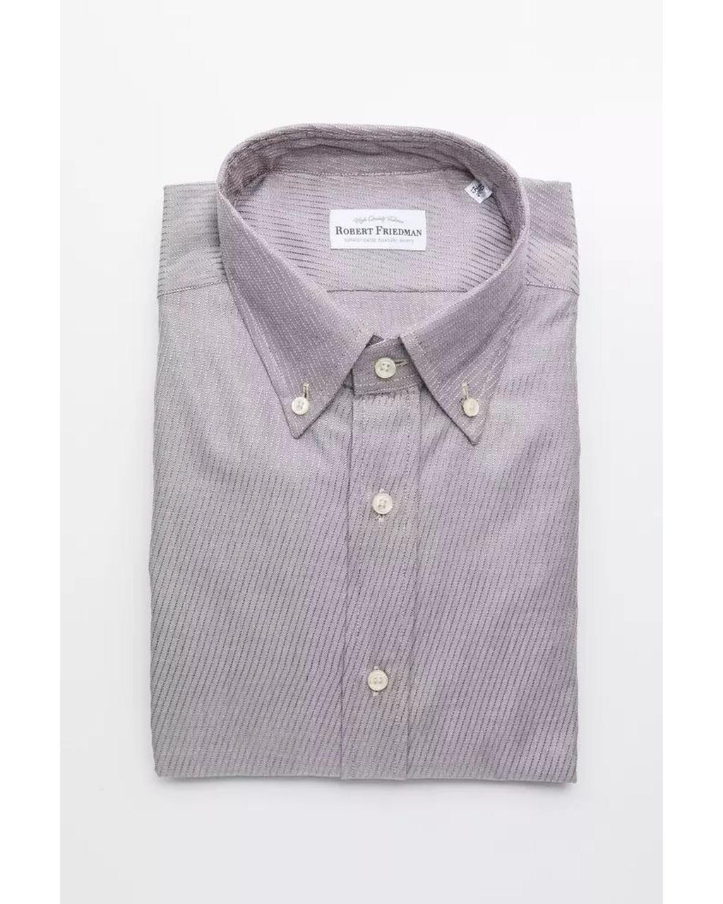 Robert Friedman Men's Beige Cotton Shirt - M