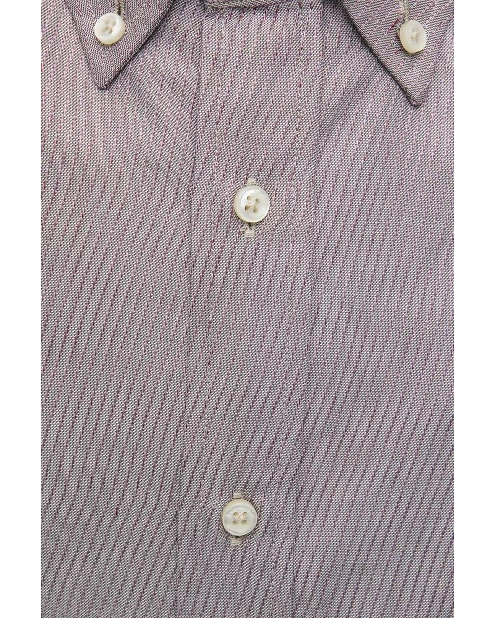 Robert Friedman Men's Beige Cotton Shirt - 2XL
