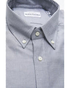 Robert Friedman Men's Beige Cotton Shirt - L