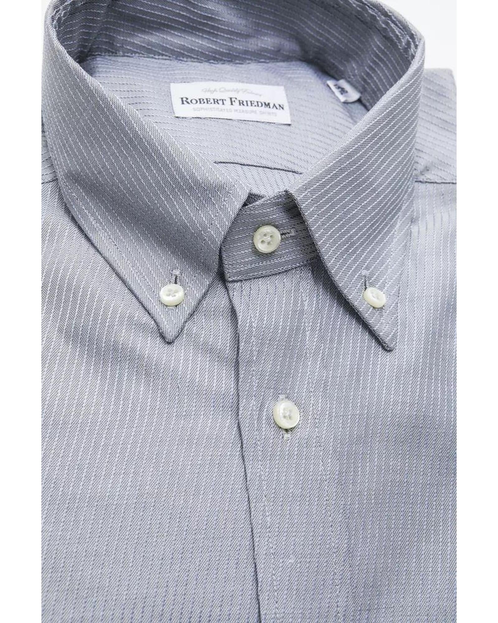 Robert Friedman Men's Beige Cotton Shirt - XL
