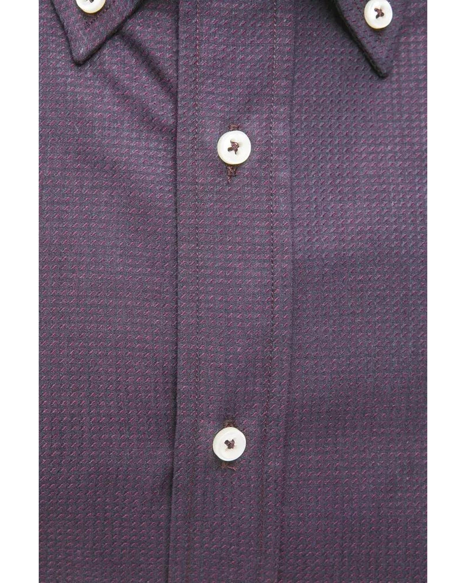 Robert Friedman Men's Black Cotton Shirt - L