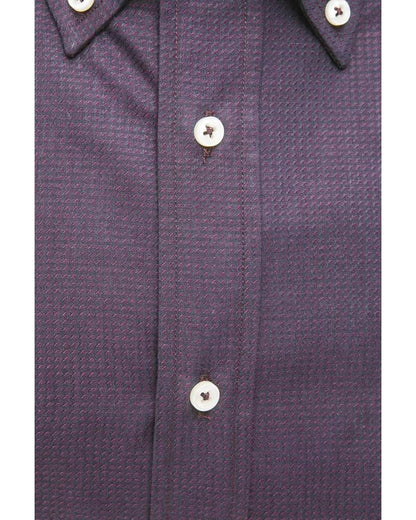 Robert Friedman Men's Black Cotton Shirt - L